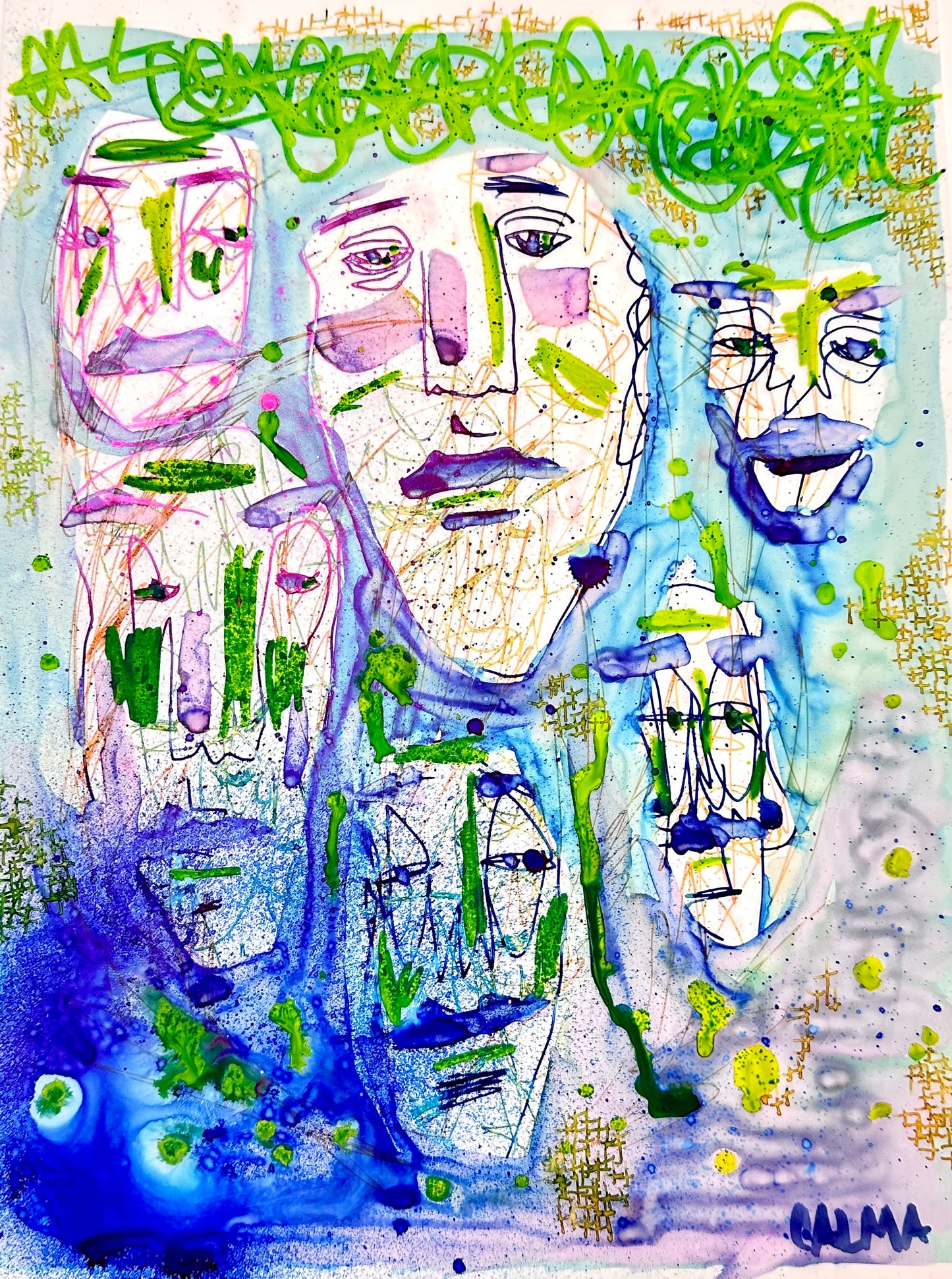Ink faces