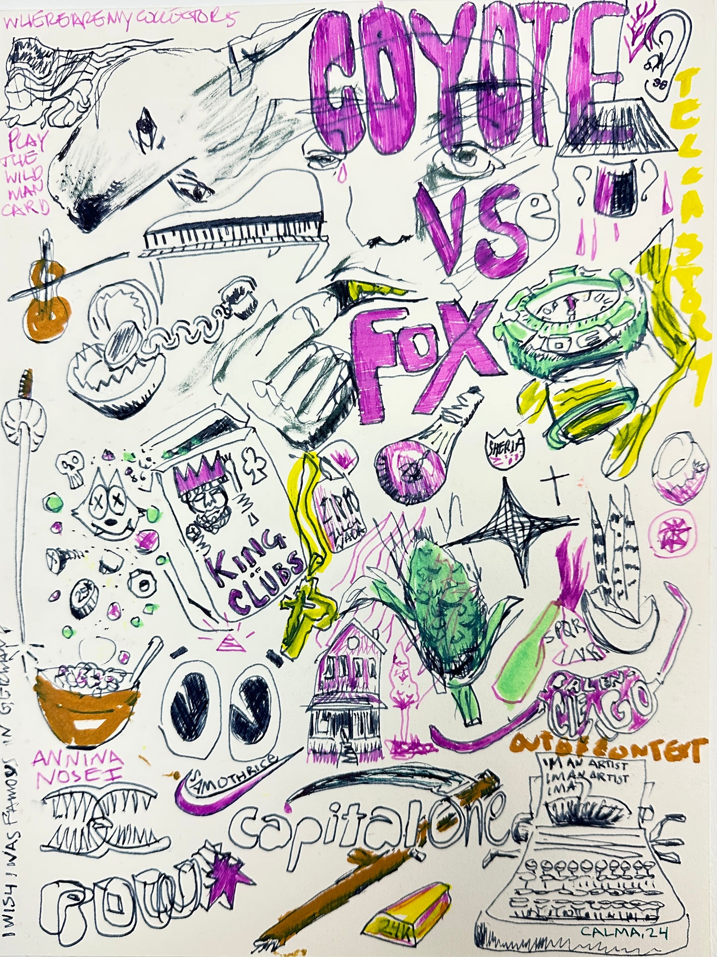 Coyote vs fox